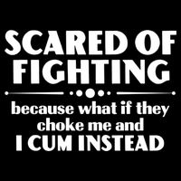 Scared Of Fighting Because What If They Choke Me And I Cum Instead 16 in Basic Backpack