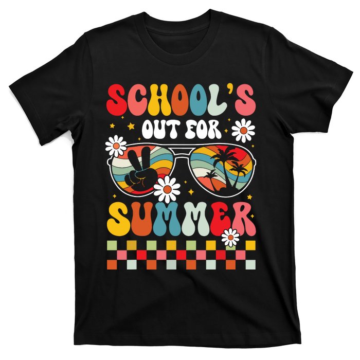 Schools Out For Summer Last Day Of School Teacher Boy Girl T-Shirt