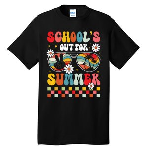 Schools Out For Summer Last Day Of School Teacher Boy Girl Tall T-Shirt