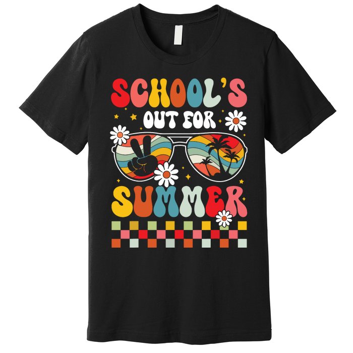 Schools Out For Summer Last Day Of School Teacher Boy Girl Premium T-Shirt