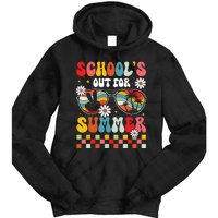 Schools Out For Summer Last Day Of School Teacher Boy Girl Tie Dye Hoodie