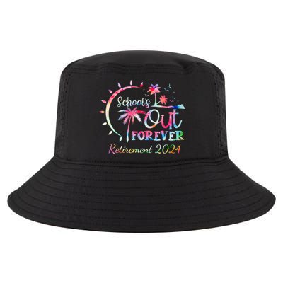 Schools Out Forever Retirement 2024 Retired Teacher Cool Comfort Performance Bucket Hat