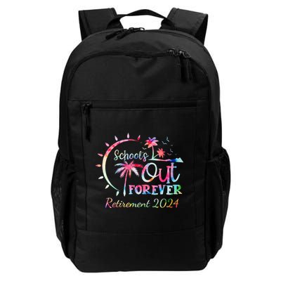 Schools Out Forever Retirement 2024 Retired Teacher Backpack