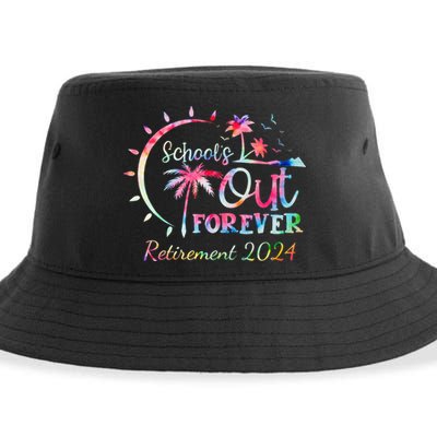 Schools Out Forever Retirement 2024 Retired Teacher Sustainable Bucket Hat