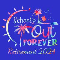 Schools Out Forever Retirement 2024 Retired Teacher Short Acrylic Beanie
