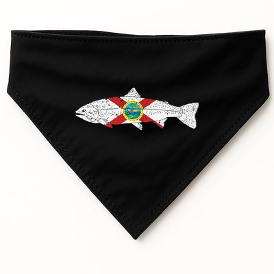 State Of Florida Fishing Flag Vintage Trout FL USA-Made Doggie Bandana
