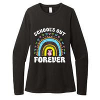 School's Out Forever Rainbow Teacher Retirement Teacher Life Womens CVC Long Sleeve Shirt