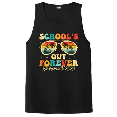 SchoolS Out Forever Retirement 2024 Retired Teacher PosiCharge Competitor Tank