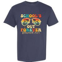 SchoolS Out Forever Retirement 2024 Retired Teacher Garment-Dyed Heavyweight T-Shirt