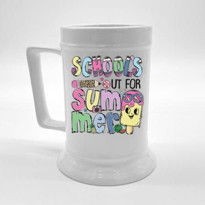 Schools Out For Summer Last Day Of School Design Beer Stein