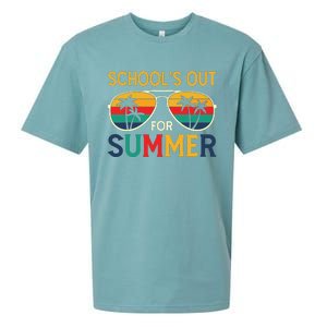 Schools Out For Summer Retro Last Day Of School Teacher Boy Sueded Cloud Jersey T-Shirt