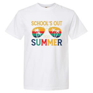 Schools Out For Summer Retro Last Day Of School Teacher Boy Garment-Dyed Heavyweight T-Shirt