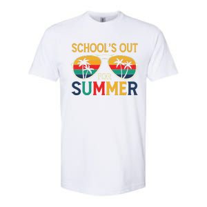 Schools Out For Summer Retro Last Day Of School Teacher Boy Softstyle CVC T-Shirt