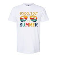 Schools Out For Summer Retro Last Day Of School Teacher Boy Softstyle CVC T-Shirt