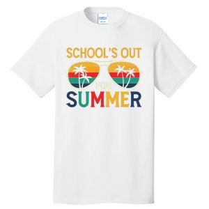 Schools Out For Summer Retro Last Day Of School Teacher Boy Tall T-Shirt