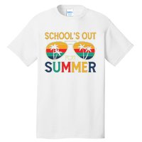 Schools Out For Summer Retro Last Day Of School Teacher Boy Tall T-Shirt