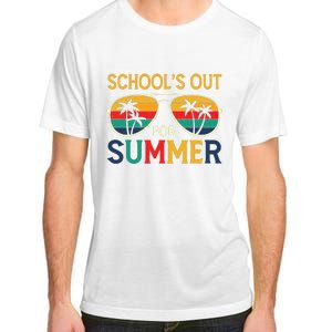 Schools Out For Summer Retro Last Day Of School Teacher Boy Adult ChromaSoft Performance T-Shirt