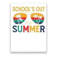 Schools Out For Summer Retro Last Day Of School Teacher Boy Poster