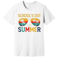 Schools Out For Summer Retro Last Day Of School Teacher Boy Premium T-Shirt