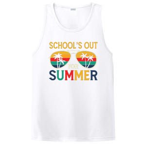 Schools Out For Summer Retro Last Day Of School Teacher Boy PosiCharge Competitor Tank