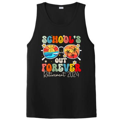 SchoolS Out Forever Retired Teacher Retirement 2024 PosiCharge Competitor Tank