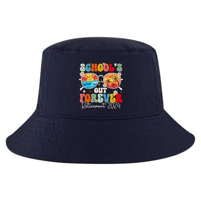 SchoolS Out Forever Retired Teacher Retirement 2024 Cool Comfort Performance Bucket Hat