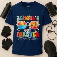 SchoolS Out Forever Retired Teacher Retirement 2024 Performance Shirt