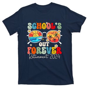 SchoolS Out Forever Retired Teacher Retirement 2024 T-Shirt