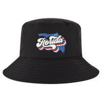 State Of Florida Retro Logo Cool Comfort Performance Bucket Hat