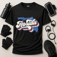 State Of Florida Retro Logo Cooling Performance Crew T-Shirt
