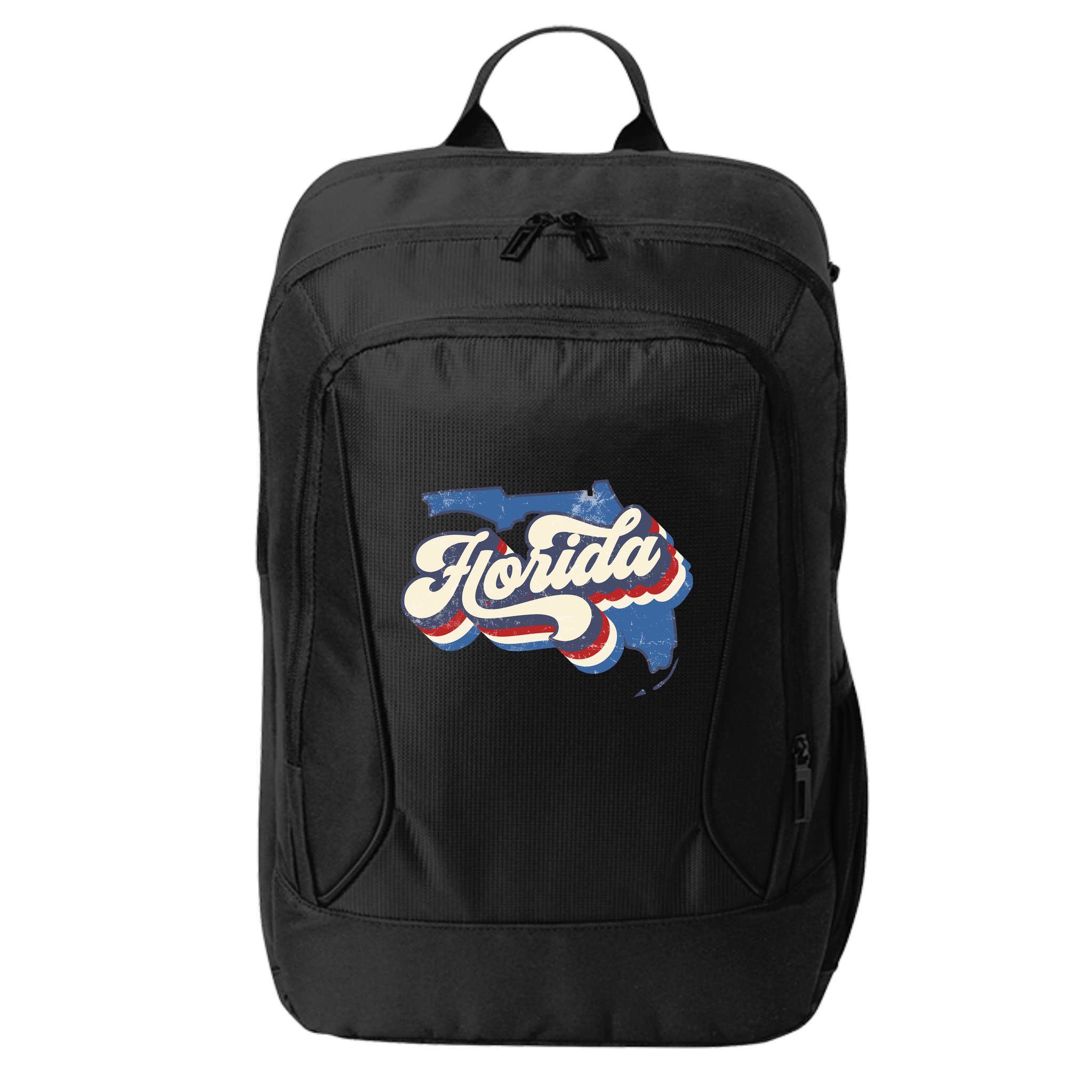 State Of Florida Retro Logo City Backpack