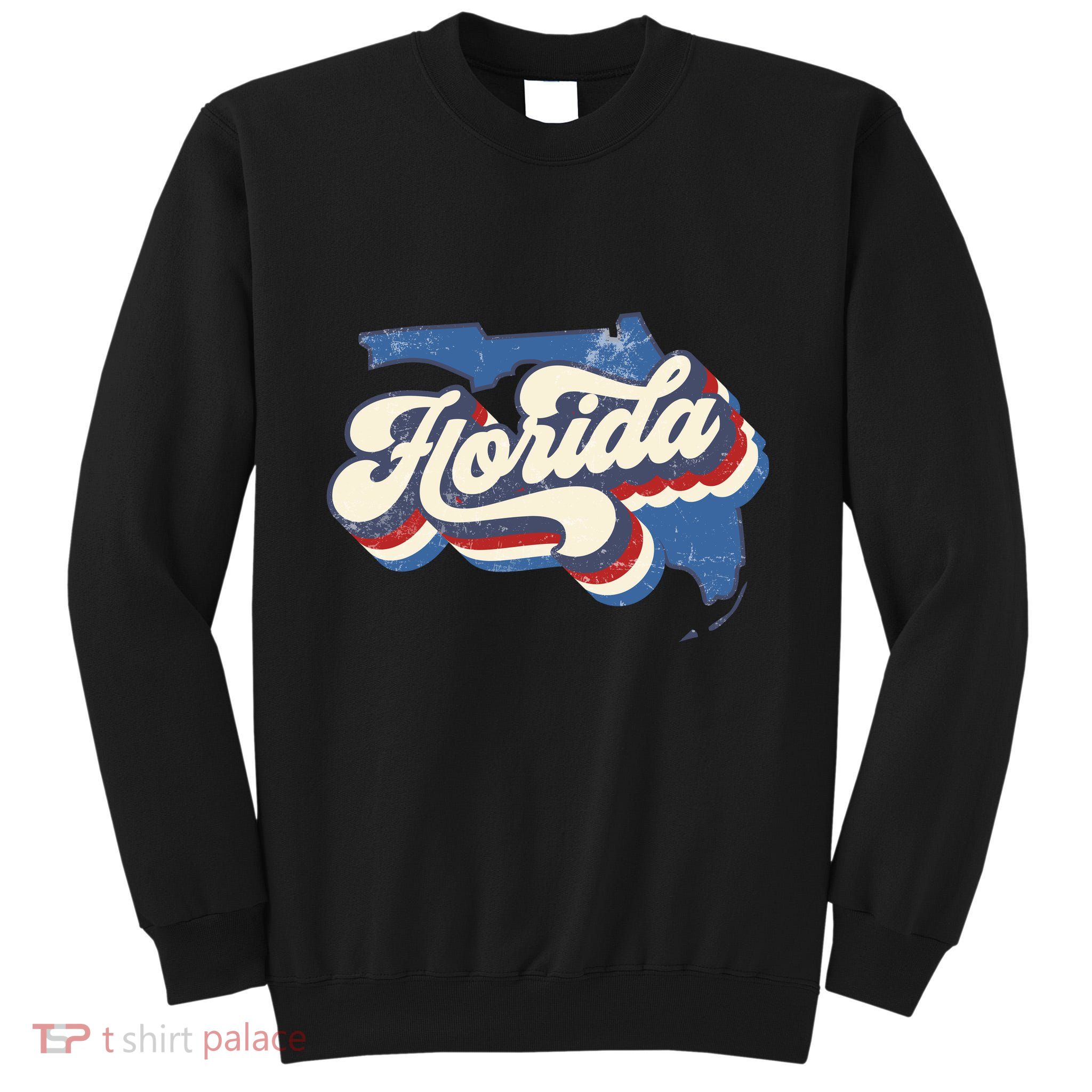 State Of Florida Retro Logo Tall Sweatshirt