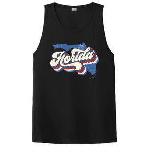 State Of Florida Retro Logo PosiCharge Competitor Tank