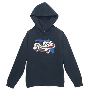 State Of Florida Retro Logo Urban Pullover Hoodie