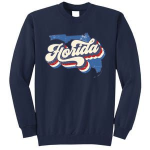 State Of Florida Retro Logo Tall Sweatshirt