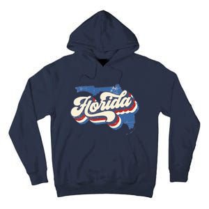 State Of Florida Retro Logo Tall Hoodie