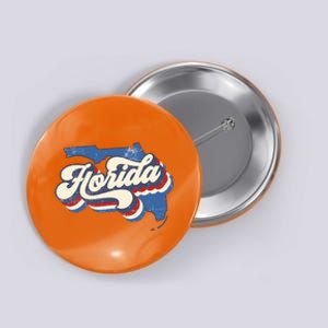 State Of Florida Retro Logo Button