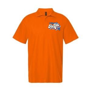 State Of Florida Retro Logo Softstyle Adult Sport Polo