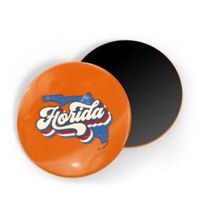 State Of Florida Retro Logo Magnet