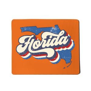 State Of Florida Retro Logo Mousepad