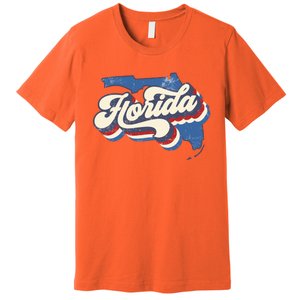 State Of Florida Retro Logo Premium T-Shirt