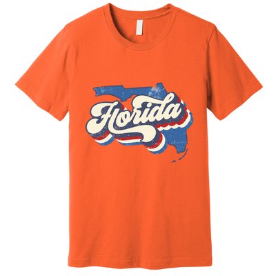 State Of Florida Retro Logo Premium T-Shirt