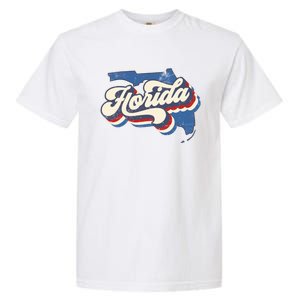 State Of Florida Retro Logo Garment-Dyed Heavyweight T-Shirt