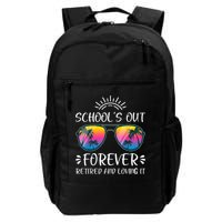 Schools Out Forever Retired Loving It Summer Teacher Student Backpack