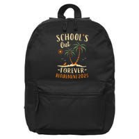 Schools Out Forever Retirement 2025 Gift Retired Teacher Gift 16 in Basic Backpack