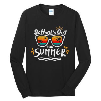 Schools Out For Summer Graduation Students Teacher Tall Long Sleeve T-Shirt