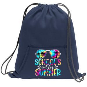 Schools Out For Summer Last Day Of School Student Teacher Sweatshirt Cinch Pack Bag