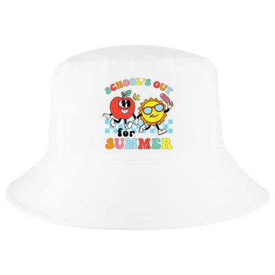 Schools Out For Summer Graduation Teacher Retro Groovy Cool Comfort Performance Bucket Hat