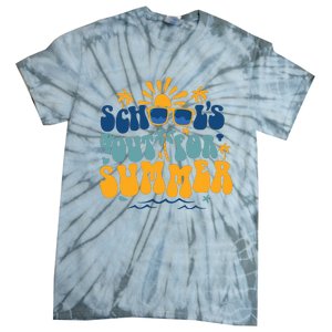 Schools Out For Summer Vacation Retro Last Day Of School Tie-Dye T-Shirt