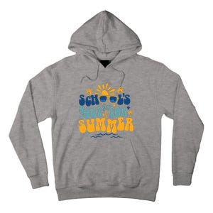 Schools Out For Summer Vacation Retro Last Day Of School Tall Hoodie